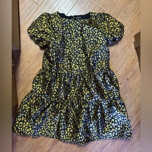 Girls size 10 black and gold Crewcuts jcrew holiday dress